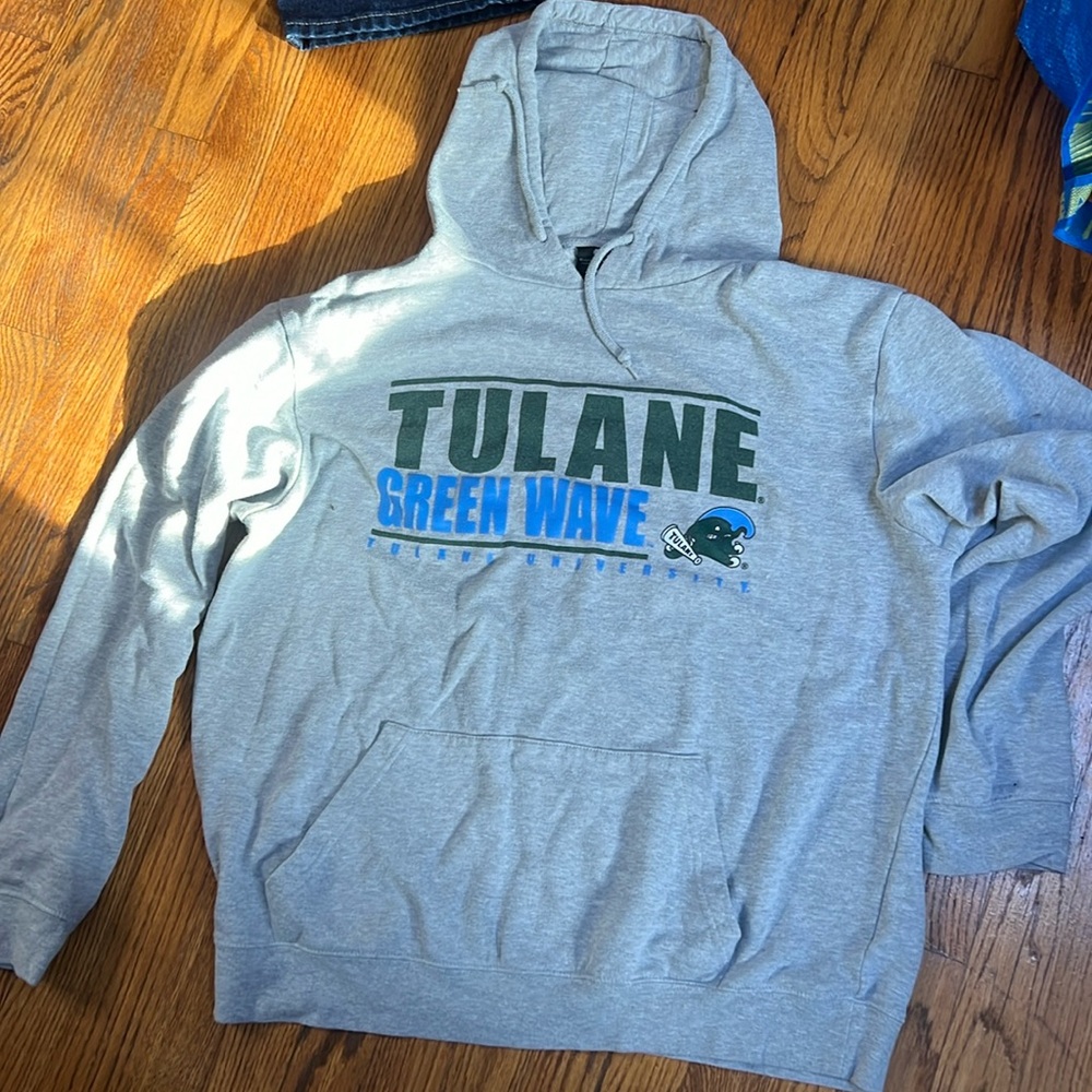 Tulane Green Wave Hooded Sweatshirt Size XL